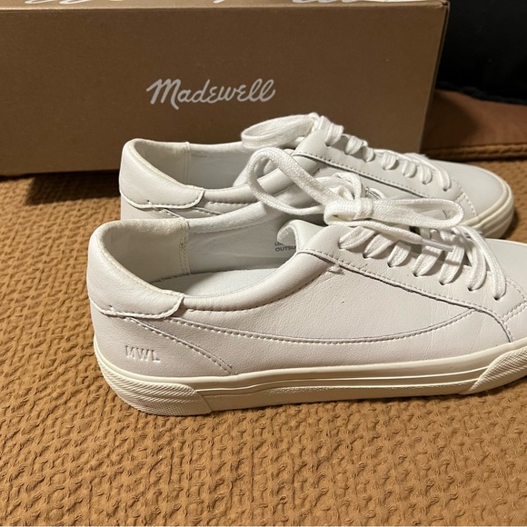 Madewell White Leather Sneakers - Picture 4 of 4